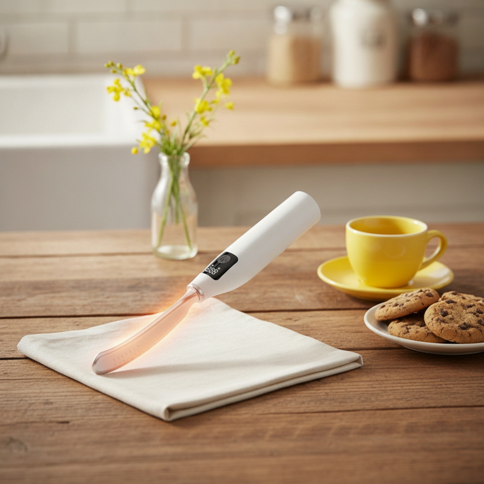 Home Cooking Utensils - ที่ตักไอศกรีมไฟฟ้าแบบชาร์จได้ ไร้สาย อุปกรณ์ครัวแบบมือถือ สำหรับทำอาหารที่บ้าน สถานีของหวาน