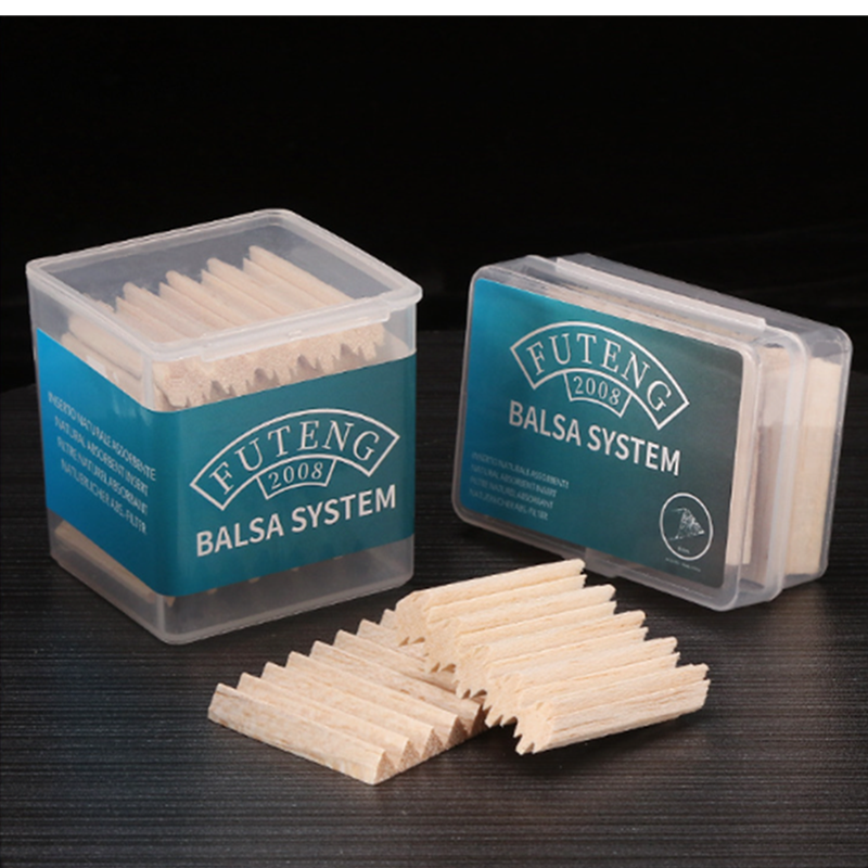 Smoker Box Wood Chip - ส่วนประกอบกรองไปป์ยาสูบ3/6/9มม. อุปกรณ์อุปกรณ์เสริมทำความสะอาดไม้บัลซาเครื่องมือสูบบุหรี่