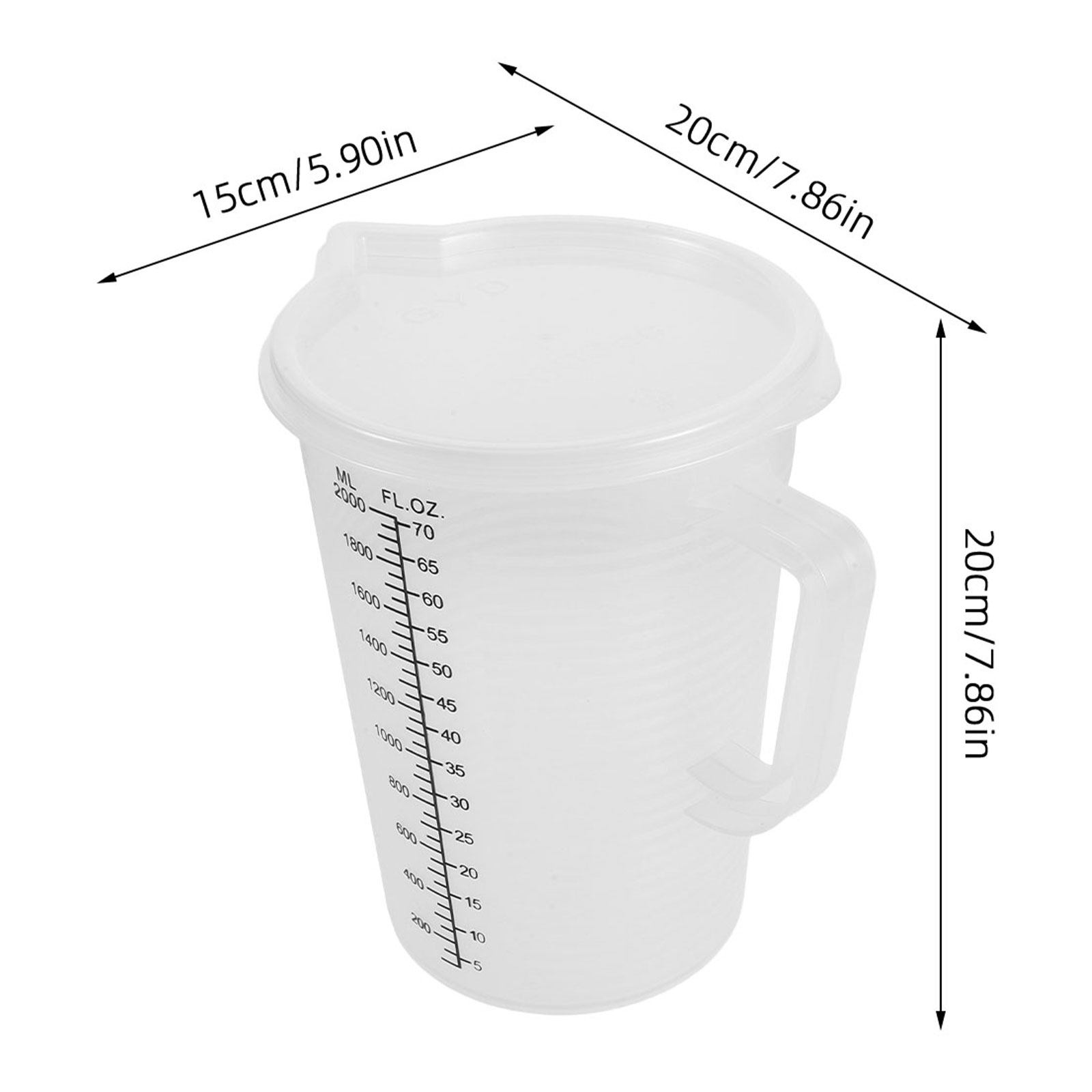 ถ้วยตวงขนาด 2.0 ลิตร แบบสองด้า - Home Cooking Utensils บทวิจารณ์และราคา