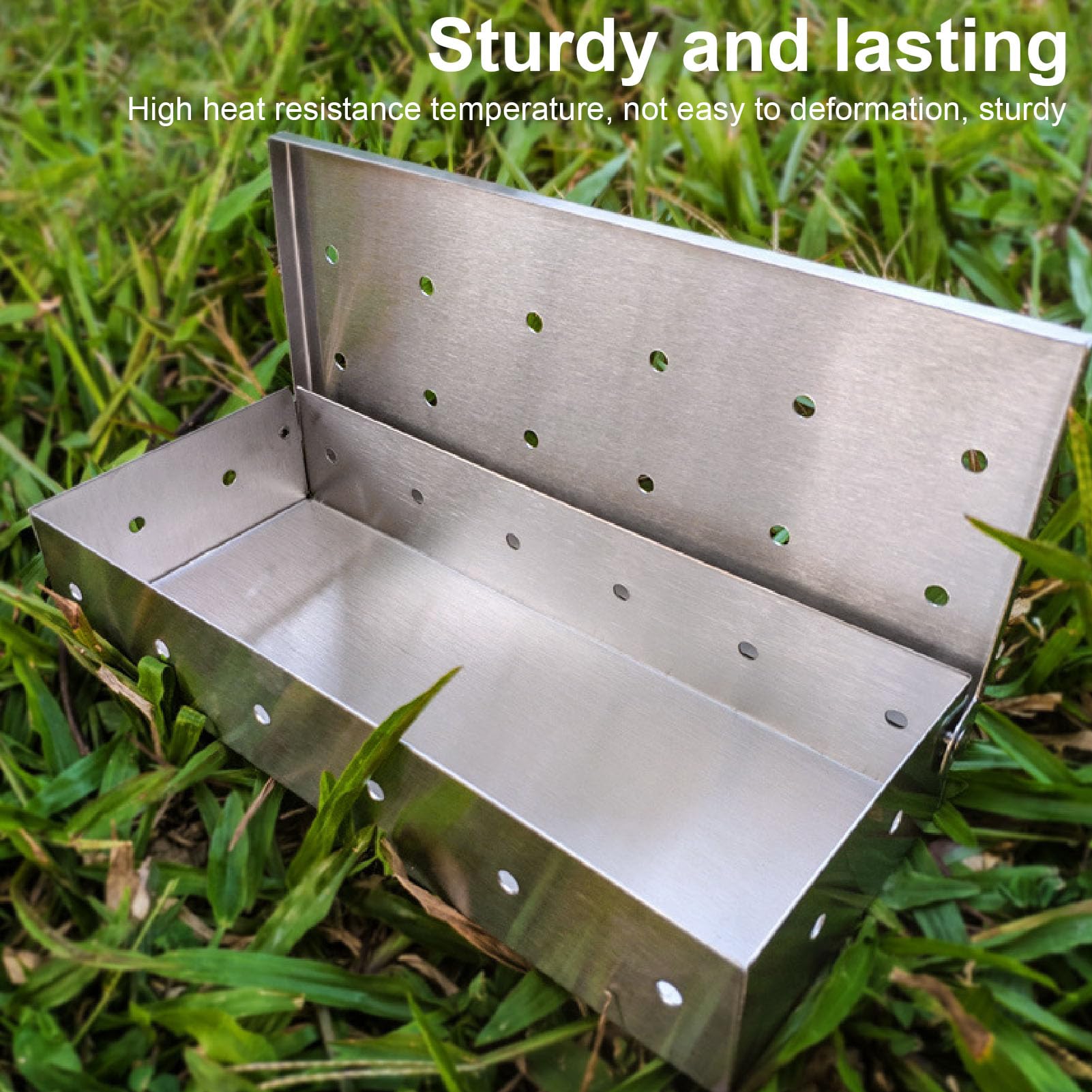 กล่องรมควันสแตนเลสแบบหนาสำหรับ - Smoker Box Wood Chip บทวิจารณ์และราคา