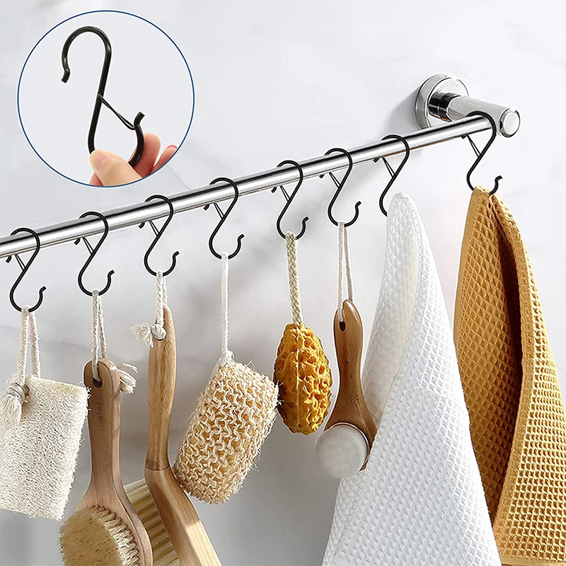 10/100pcs ตะขอแขวนโลหะ S รูปตะ - Dosa Pan Iron บทวิจารณ์และราคา