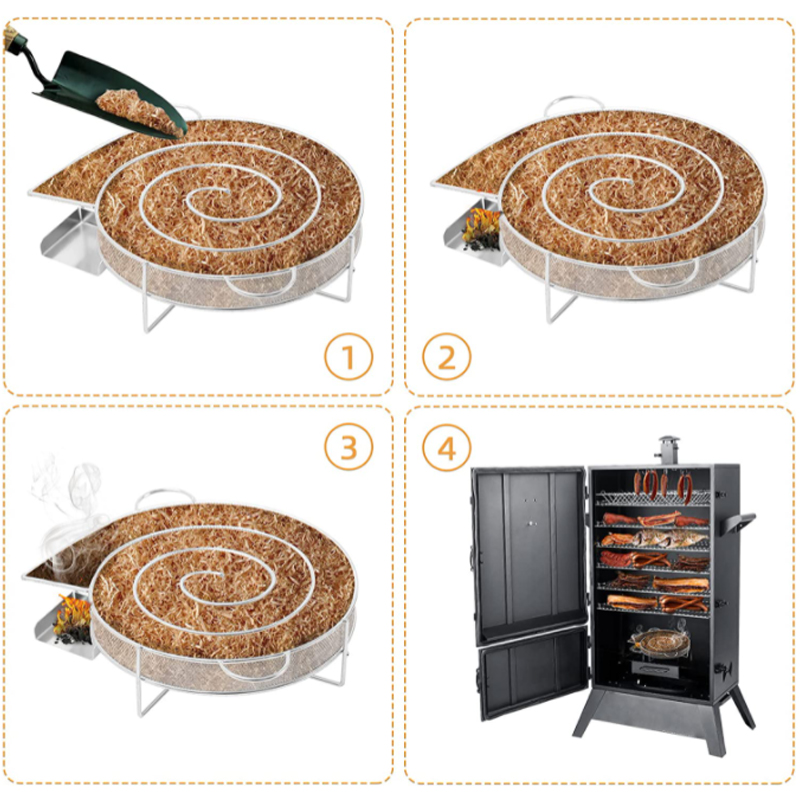 เครื่องกําเนิดควันเย็นอุปกรณ์บ - Smoker Box Wood Chip บทวิจารณ์และราคา