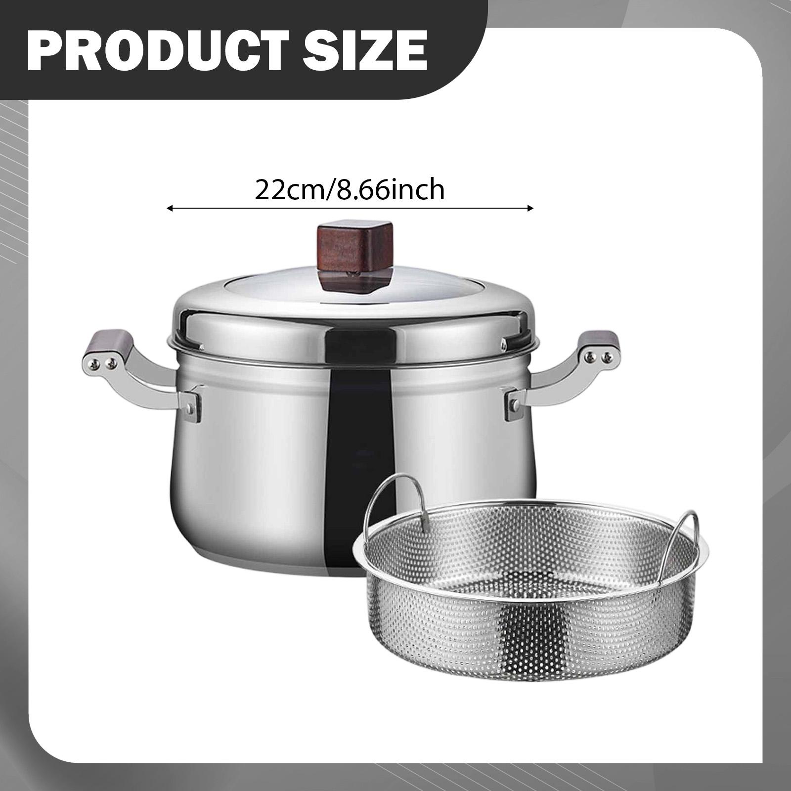 หม้อนึ่งสแตนเลสพร้อมด้ามจับ ใช - Home Cooking Utensils บทวิจารณ์และราคา