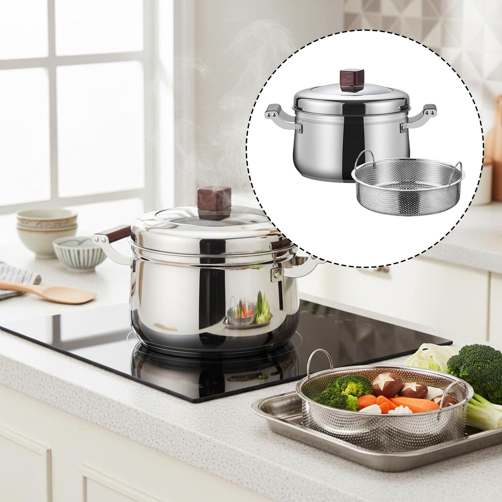 หม้อนึ่งสแตนเลสพร้อมด้ามจับ ใช - Home Cooking Utensils บทวิจารณ์และราคา