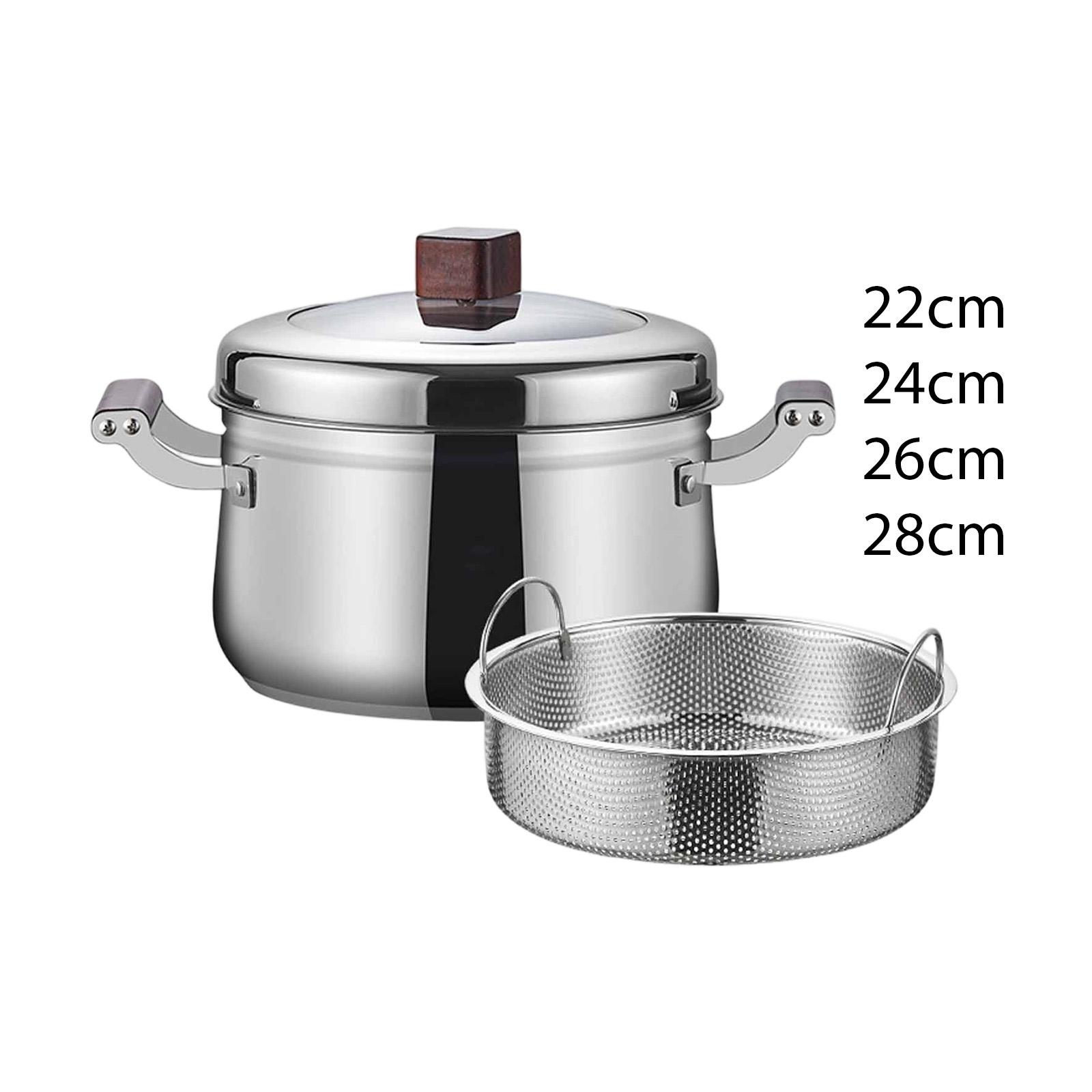 หม้อนึ่งสแตนเลสพร้อมด้ามจับ ใช - Home Cooking Utensils บทวิจารณ์และราคา