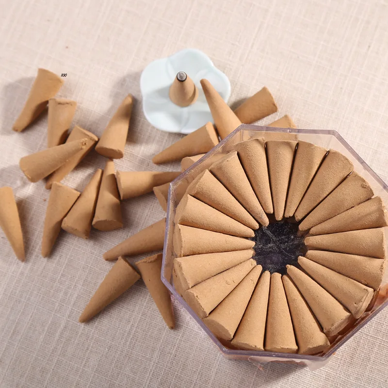 100 ชิ้นไม้จันทน์ธูปกรวยในร่มต - Smoker Box Wood Chip บทวิจารณ์และราคา