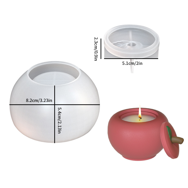 DIY Apple Jar เทียน Jar แม่พิม - Idli Steamer Mold บทวิจารณ์และราคา