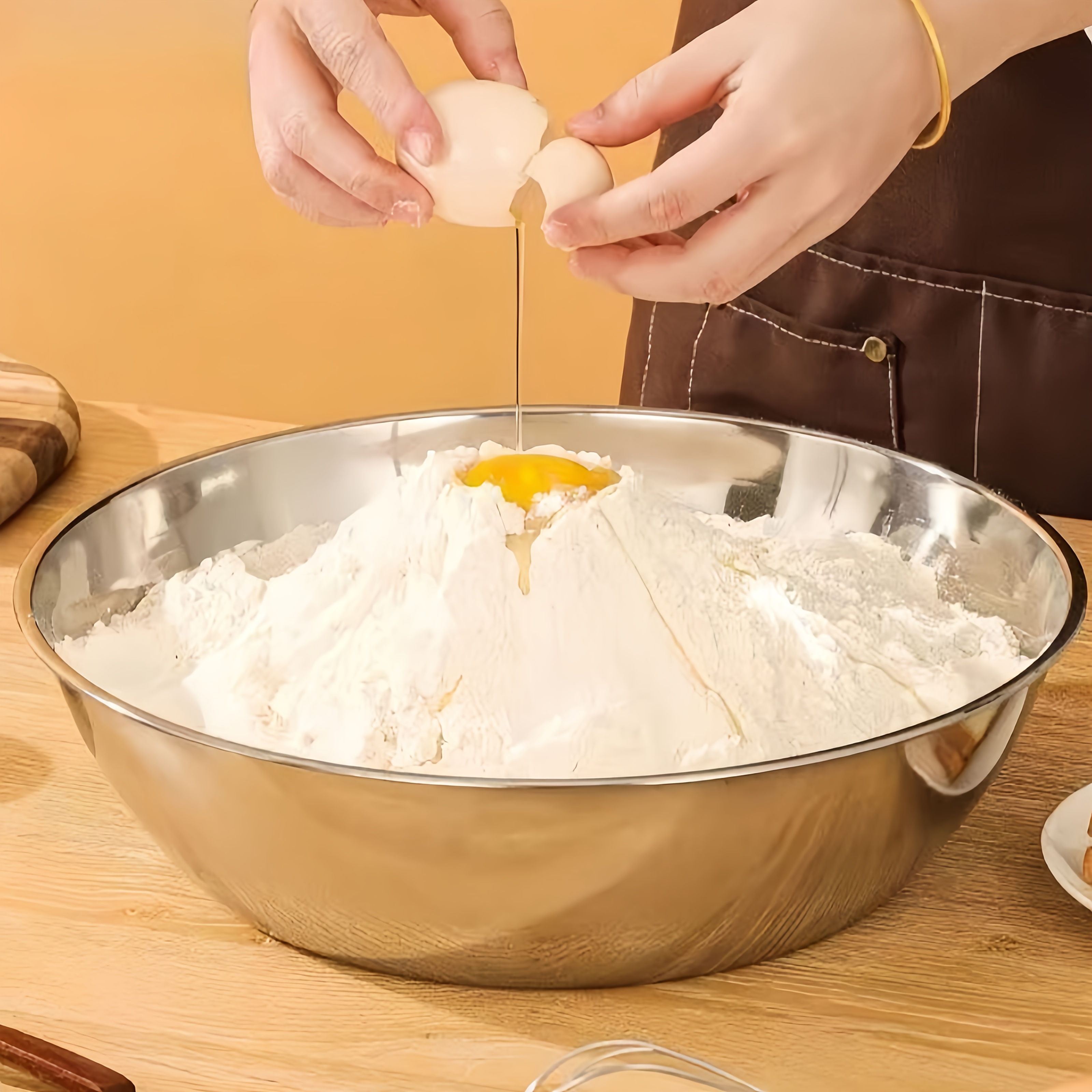 1 ชิ้น, ชามผสมสแตนเลสขนาด 32 ซ - Home Cooking Food บทวิจารณ์และราคา