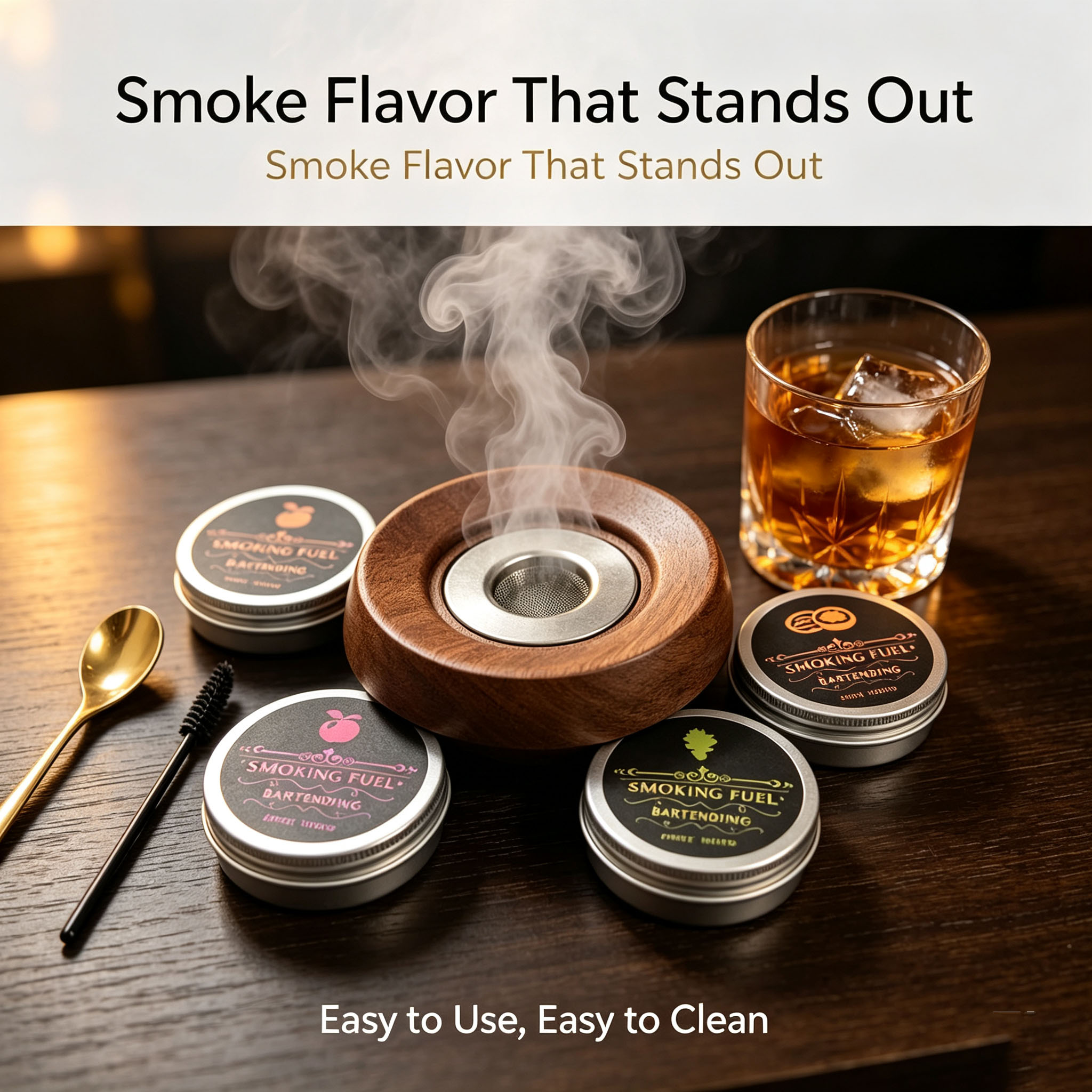 ชุดอุปกรณ์รมควันค็อกเทล ฝาครอบ - Smoker Box Wood Chip บทวิจารณ์และราคา