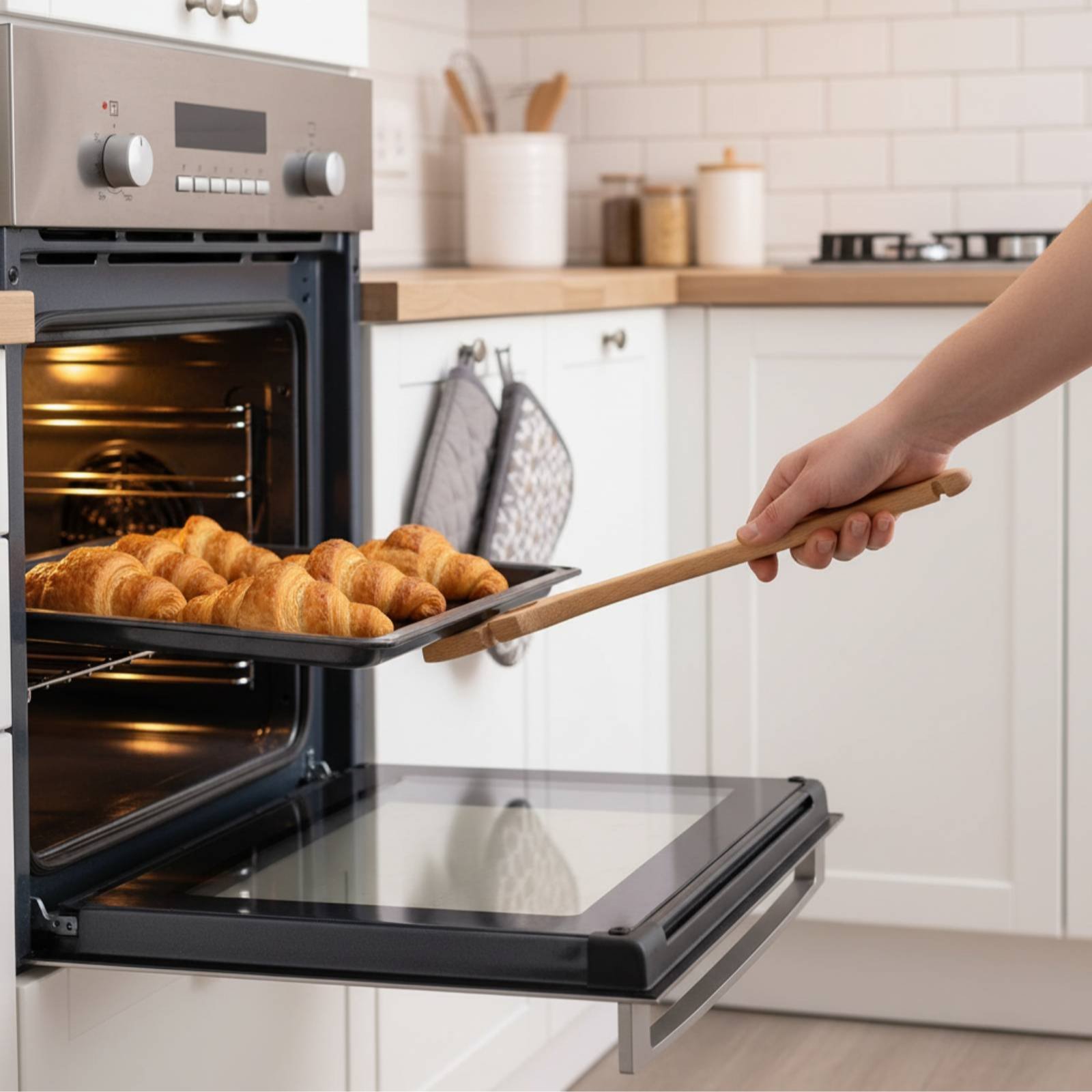 เครื่องมือดึงและผลักตะแกรงอบขน - Home Cooking Utensils บทวิจารณ์และราคา