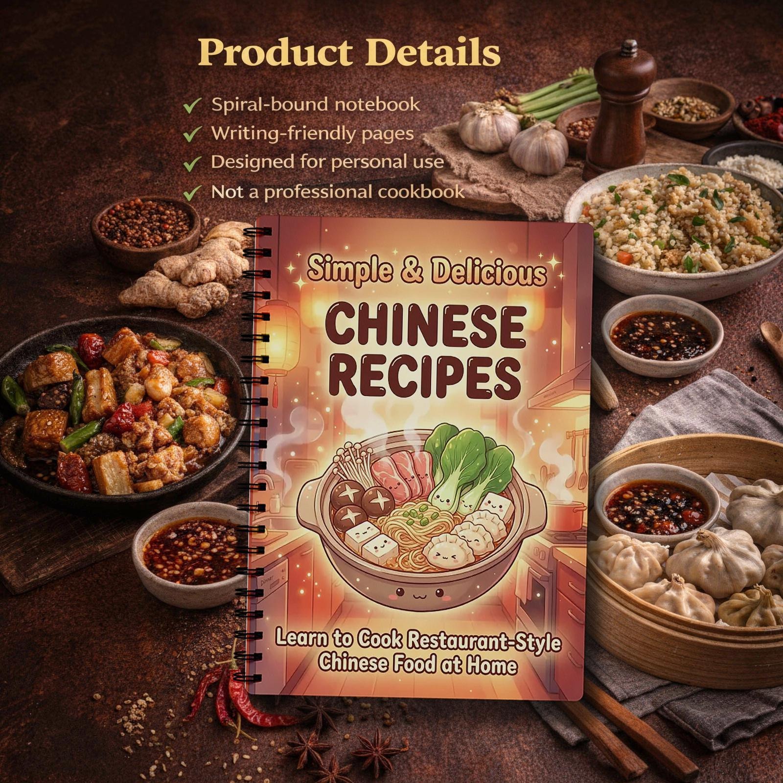 สมุดบันทึกสูตรอาหารจีนแบบโฮมเม - Home Cooking Recipe บทวิจารณ์และราคา