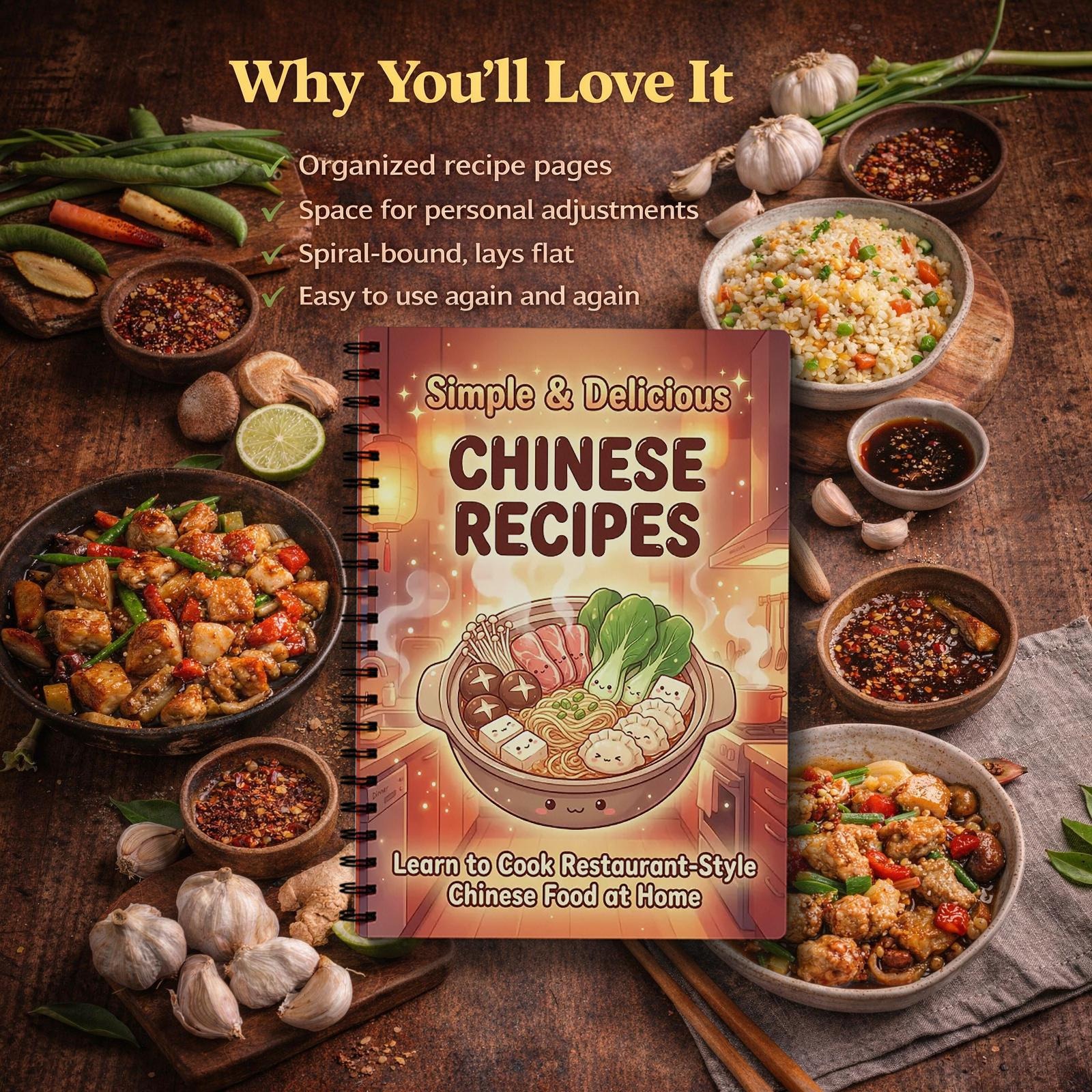 สมุดบันทึกสูตรอาหารจีนแบบโฮมเม - Home Cooking Recipe บทวิจารณ์และราคา