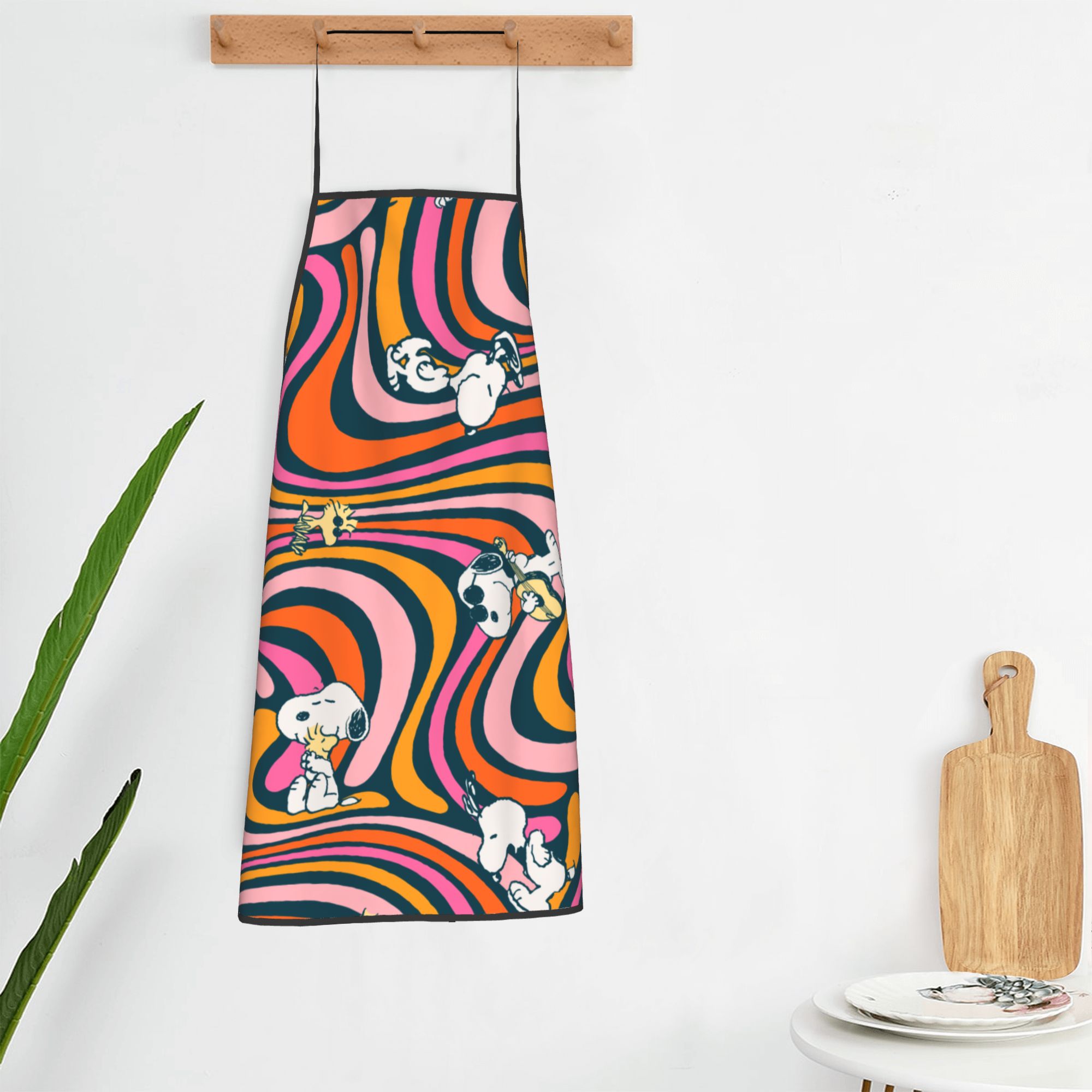 ผ้ากันเปื้อนสีม่วงลายสนูปปี้แล - Home Cooking Vibes บทวิจารณ์และราคา