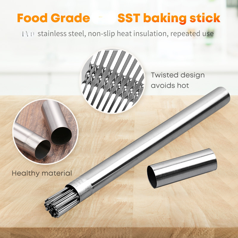 เหล็กเสียบย่างบาร์บีคิวสแตนเลส - Dosa Pan Iron บทวิจารณ์และราคา