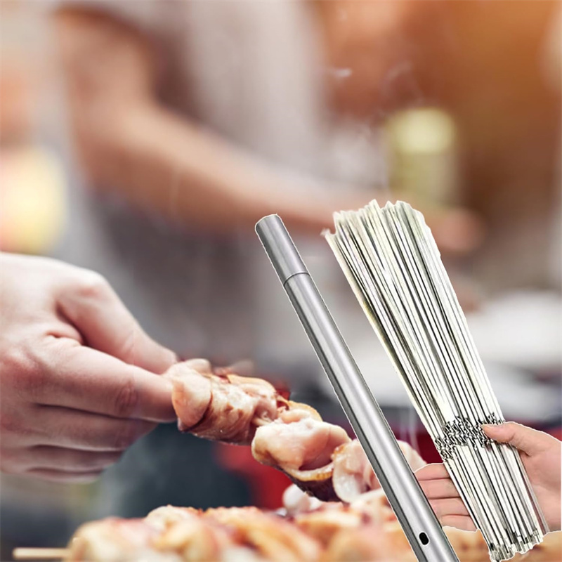 เหล็กเสียบย่างบาร์บีคิวสแตนเลส - Dosa Pan Iron บทวิจารณ์และราคา