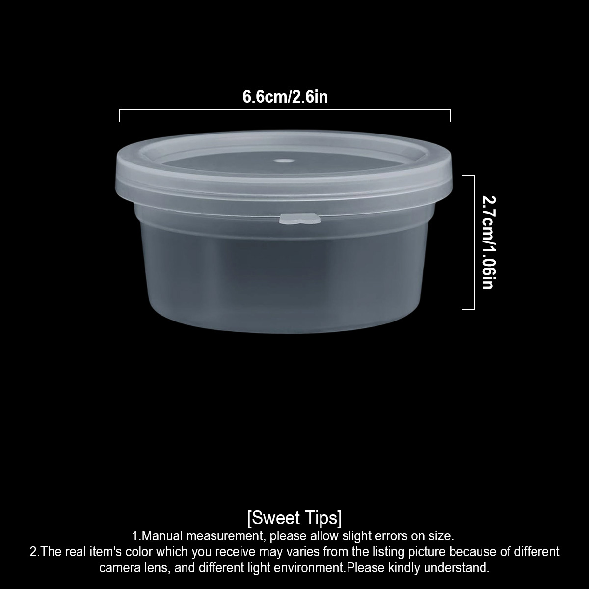 10/20/40 แพ็ค ภาชนะใส่สไลม์ขนา - Home Cooking Food บทวิจารณ์และราคา