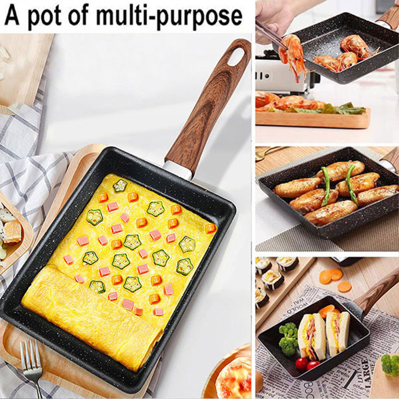 Tamagoyaki ไข่เจียวญี่ปุ่น PAN - Dosa Pan Iron บทวิจารณ์และราคา