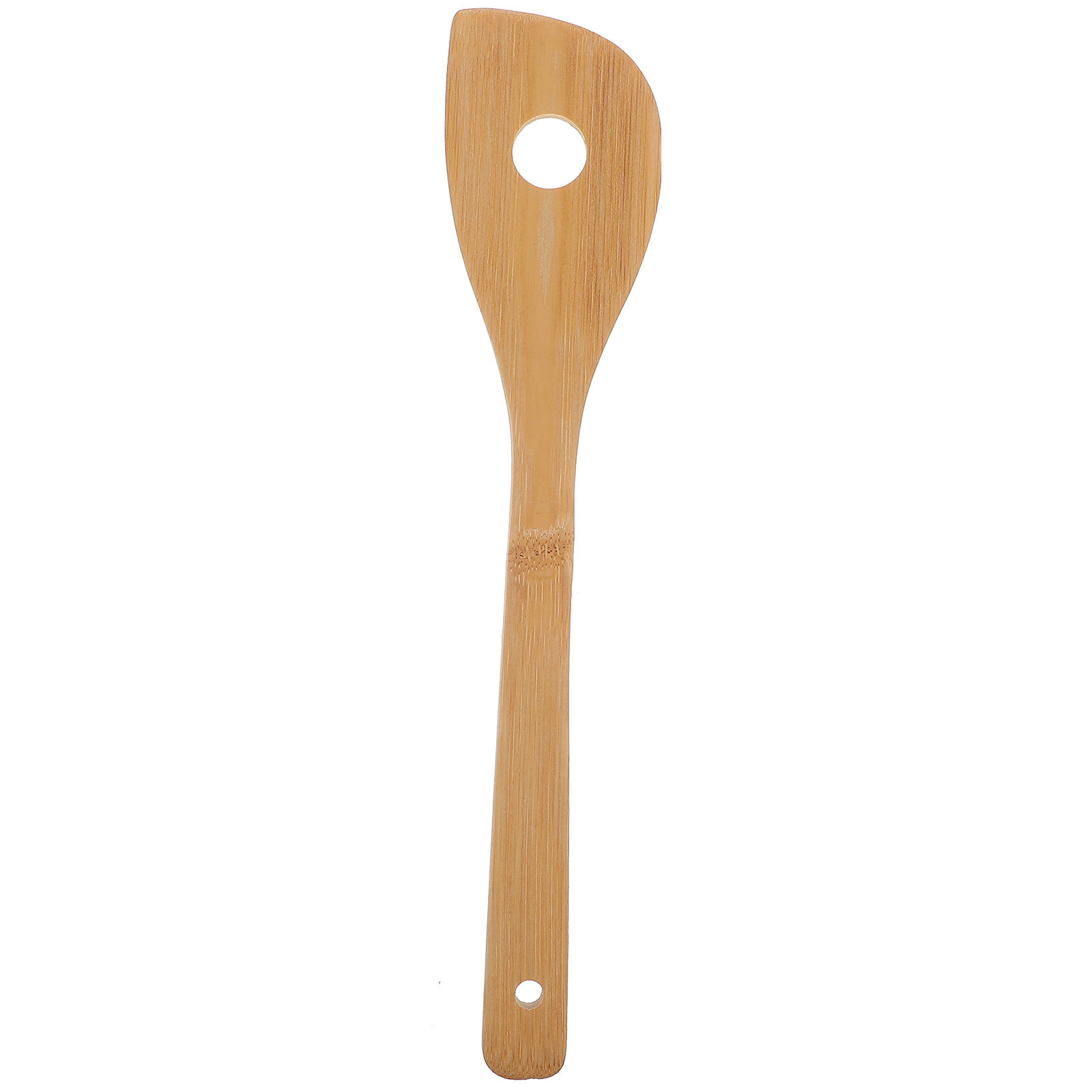 ช้อนคนไม้ไผ่ 1 ชิ้น พร้อมรูผสม - Home Cooking Utensils บทวิจารณ์และราคา