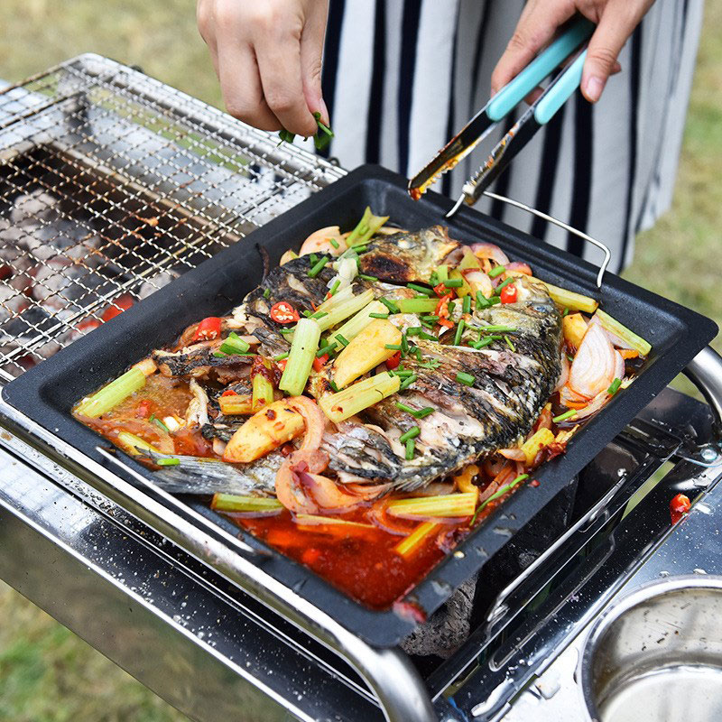 กระทะย่างทรงสี่เหลี่ยมหนาสำหรั - Dosa Pan Iron บทวิจารณ์และราคา