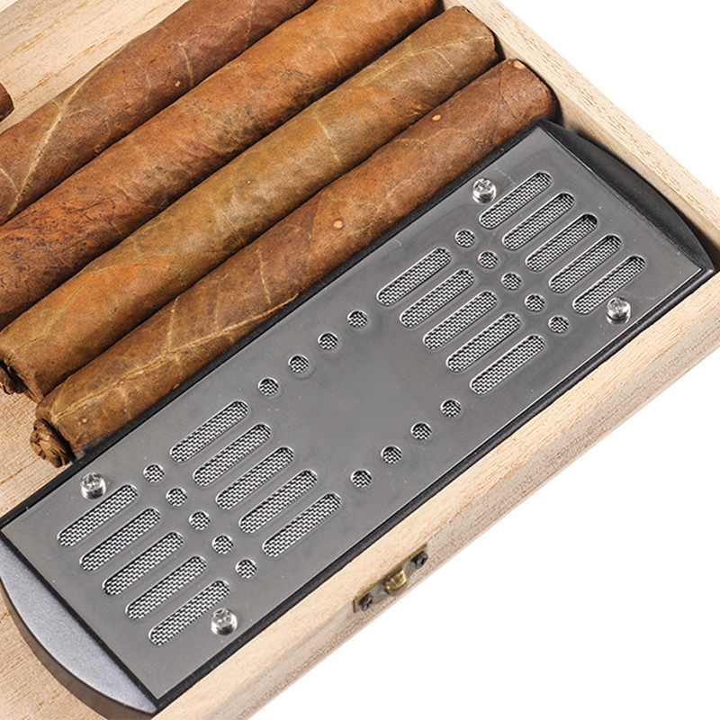 โลหะเงินสี่เหลี่ยมผืนผ้ายาสูบซ - Smoker Box Wood Chip บทวิจารณ์และราคา