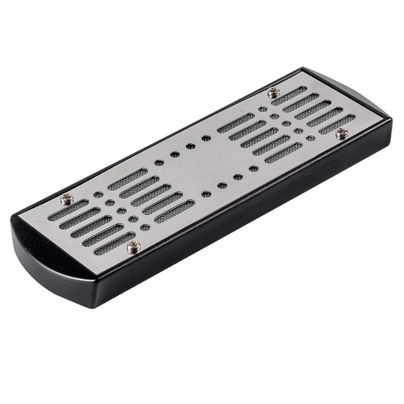 โลหะเงินสี่เหลี่ยมผืนผ้ายาสูบซ - Smoker Box Wood Chip บทวิจารณ์และราคา