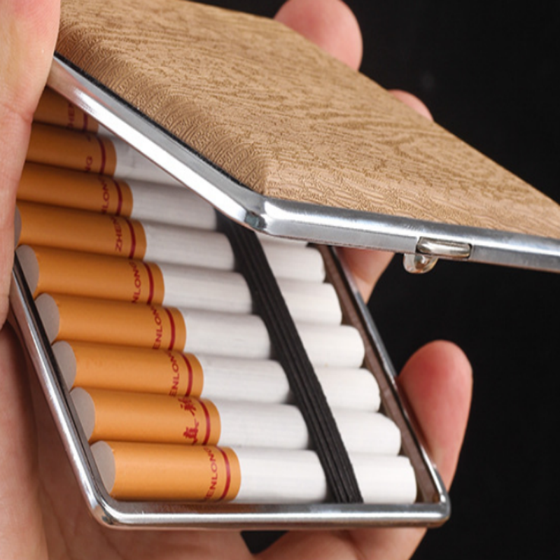 กล่องบุหรี่หนังพกพาสำหรับผู้ชา - Smoker Box Wood Chip บทวิจารณ์และราคา