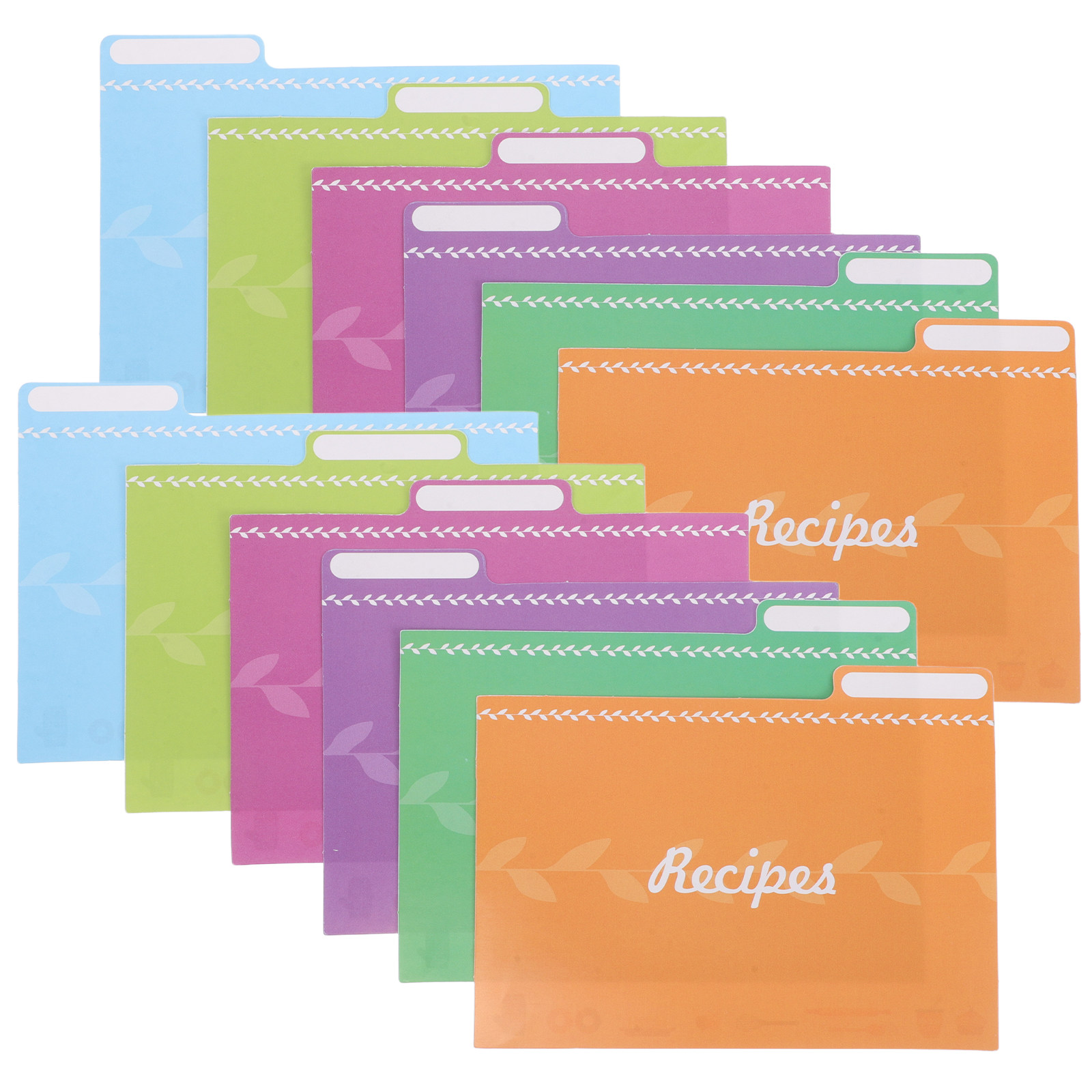 12 ชิ้น ชุดกระดาษแบ่งหมวดหมู่ส - Home Cooking Recipe บทวิจารณ์และราคา