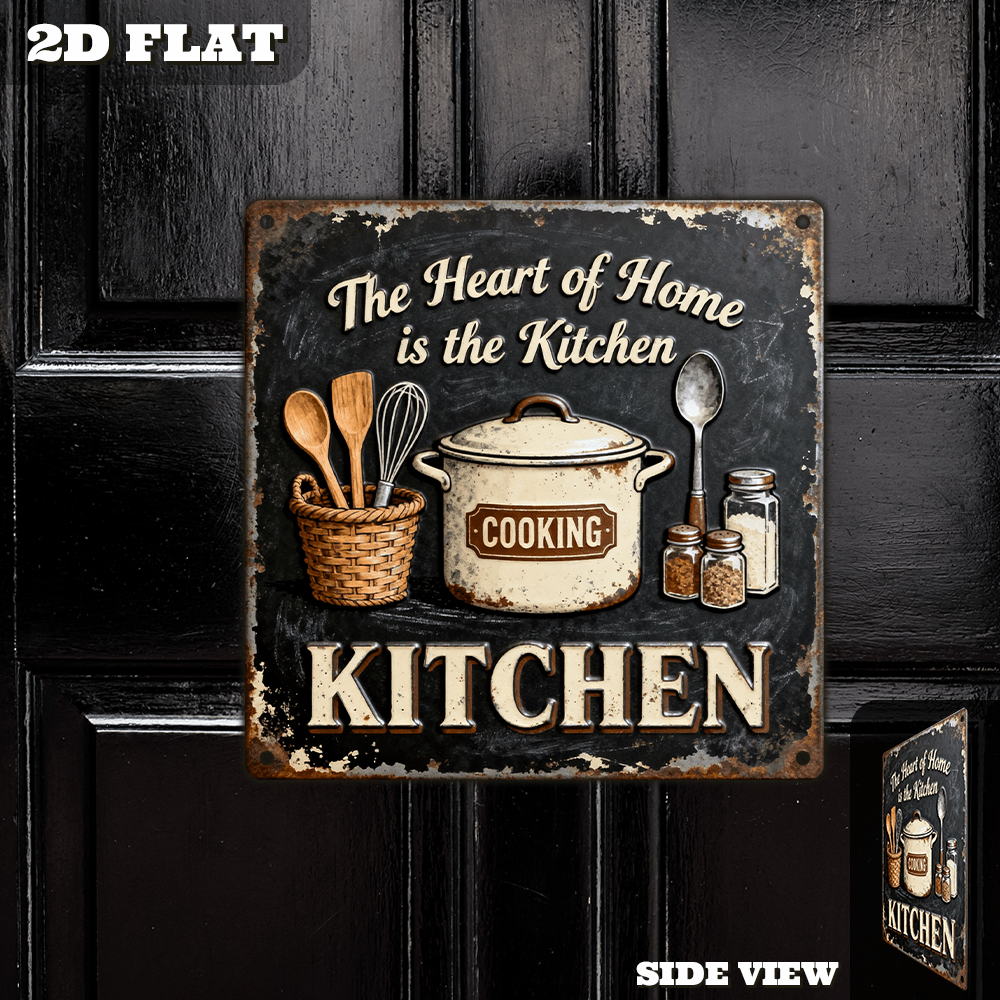 ป้ายตกแต่งผนังครัวโลหะวินเทจ - - Home Cooking Utensils บทวิจารณ์และราคา