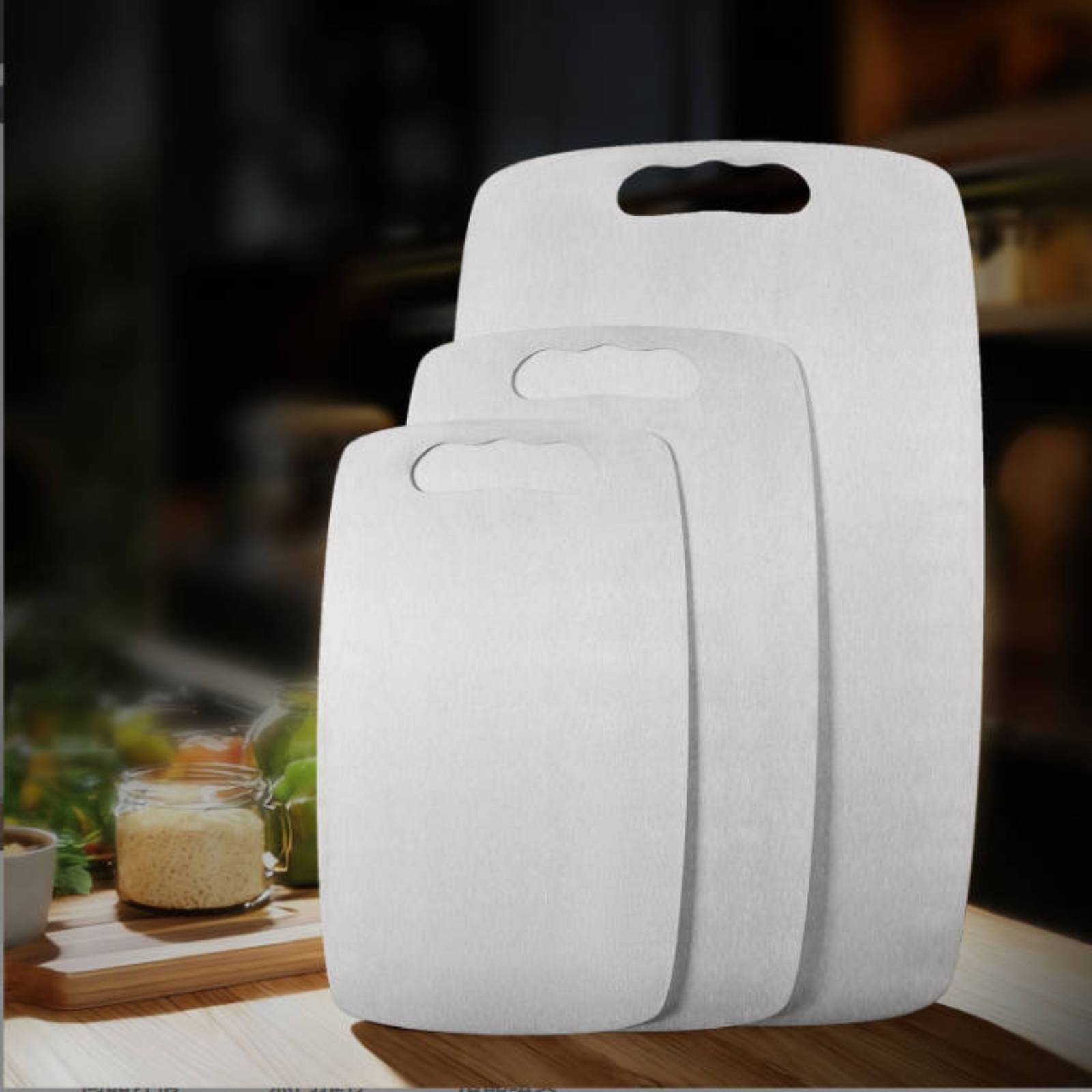 เขียงสแตนเลส เกรดอาหาร พร้อมที - Home Cooking Food บทวิจารณ์และราคา