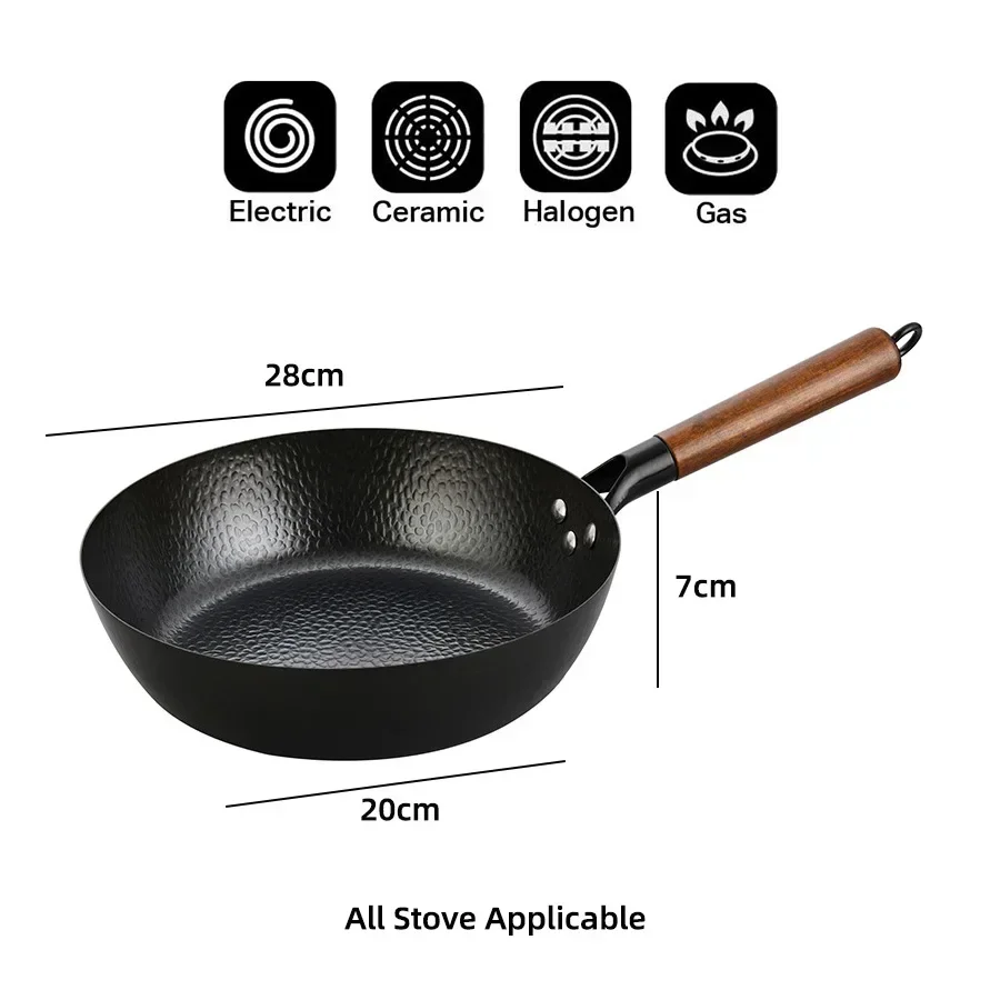 กระทะเหล็กคุณภาพสูง28ซม. กระทะ - Dosa Pan Iron บทวิจารณ์และราคา