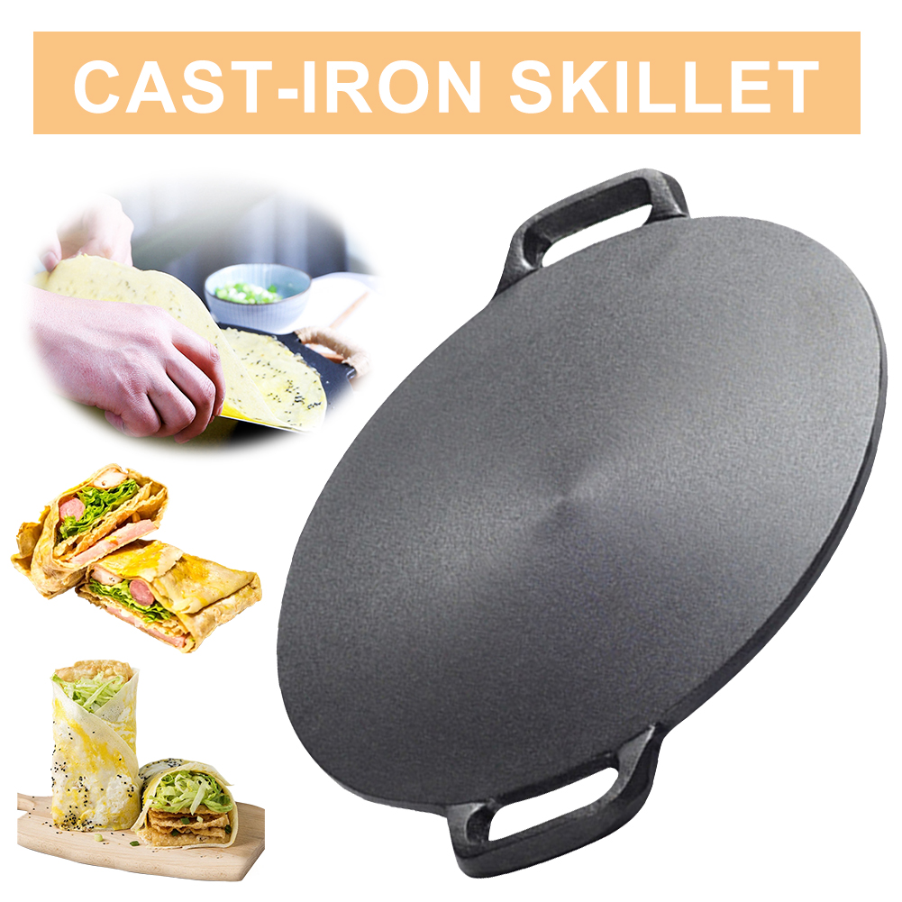 กระทะเหล็กหล่อเคลือบสำหรับย่าง - Dosa Pan Iron บทวิจารณ์และราคา