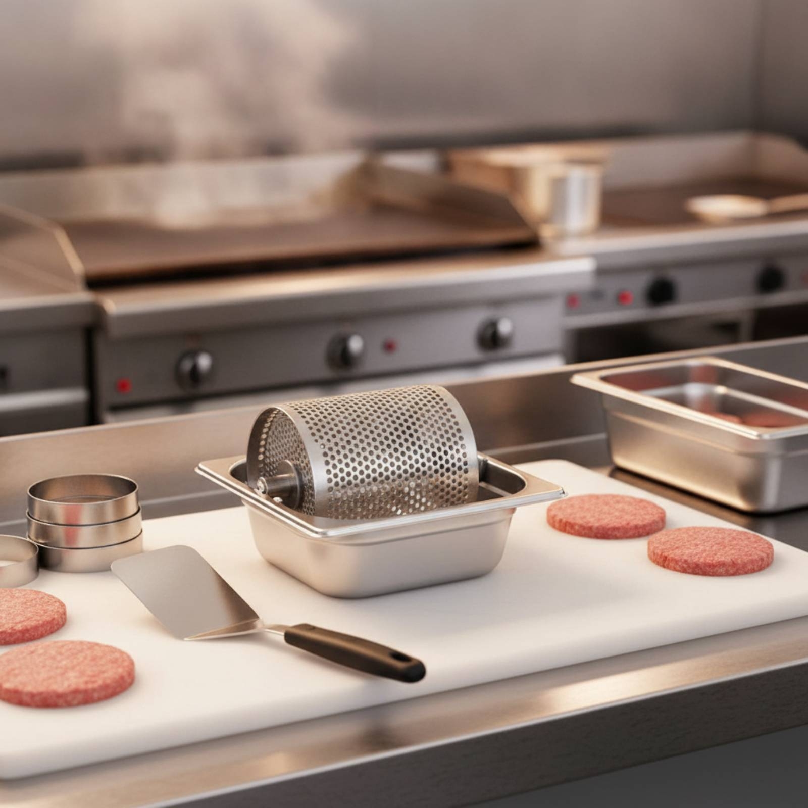 ลูกกลิ้งเนยพร้อมถาด ลูกกลิ้งเน - Home Cooking Utensils บทวิจารณ์และราคา