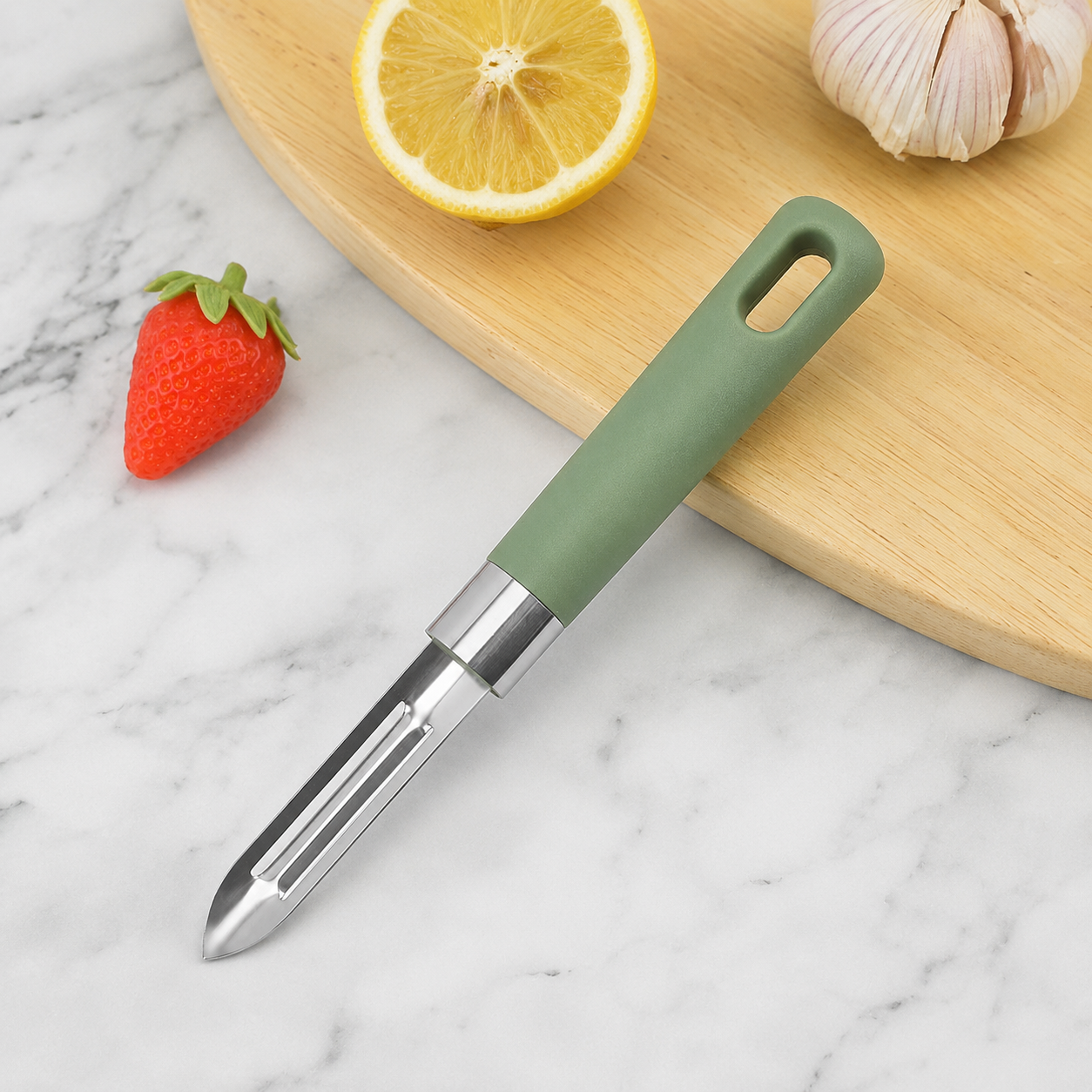 ที่ปอกผักสแตนเลสทนทาน ด้ามจับ  - Home Cooking Utensils บทวิจารณ์และราคา