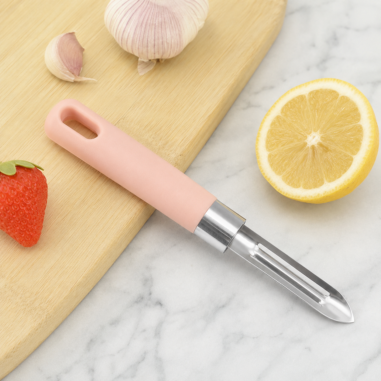 ที่ปอกผักสแตนเลสทนทาน ด้ามจับ  - Home Cooking Utensils บทวิจารณ์และราคา